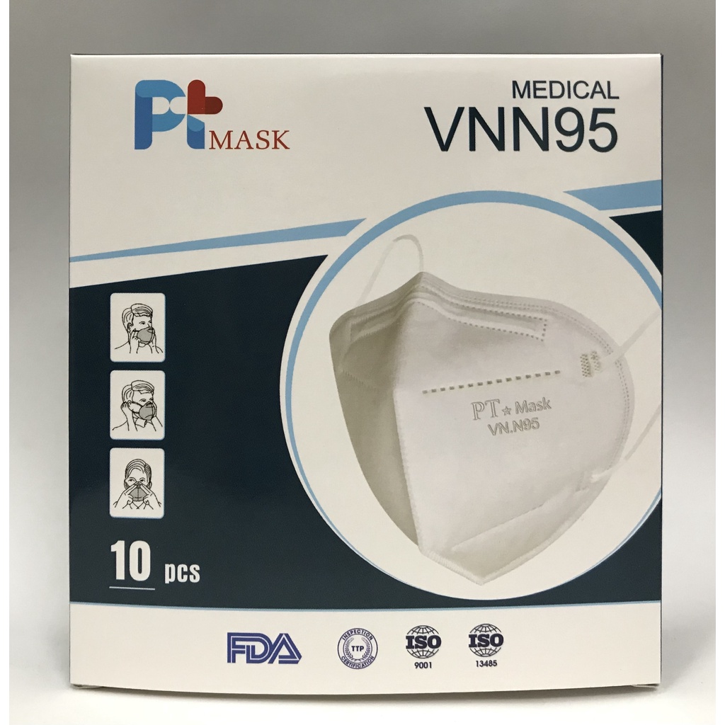 HỘP 10 CHIẾC KHẨU TRANG N95 KHÔNG VAN CHÍNH HÃNG PHƯƠNG TUYẾN