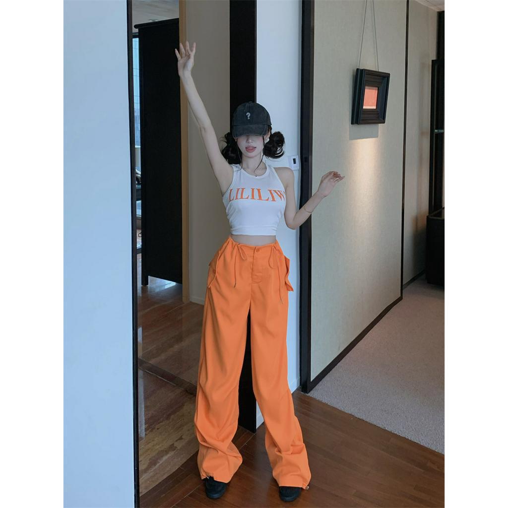 Cocory vn Quần short Dáng Rộng Phối Túi Thời Trang Mùa Hè Quyến Rũ Cho Nữ