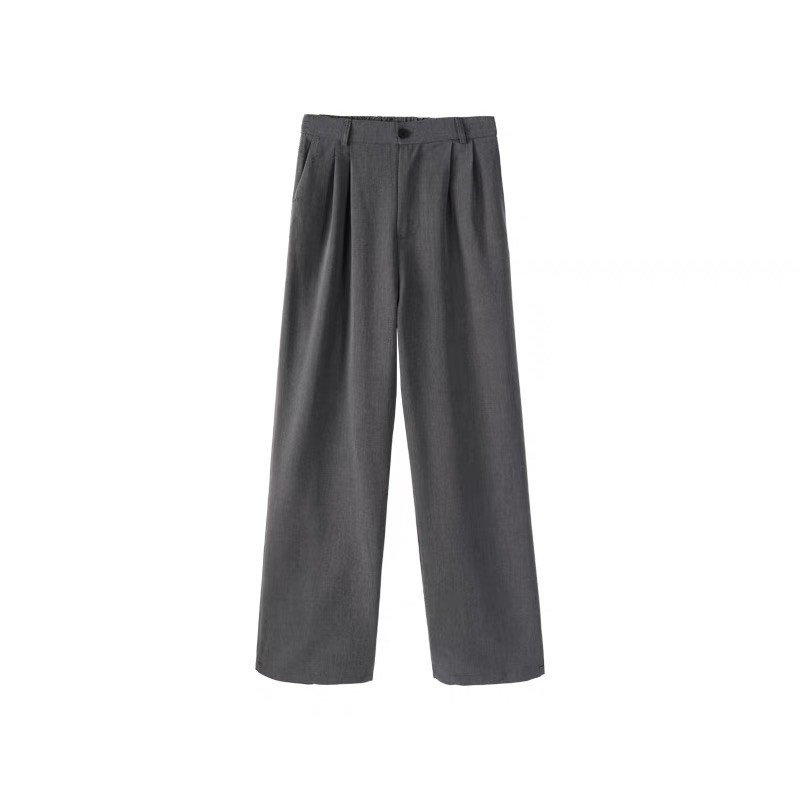 Grey Wide Pant (Quần Tây Ống Rộng Màu Xám)
