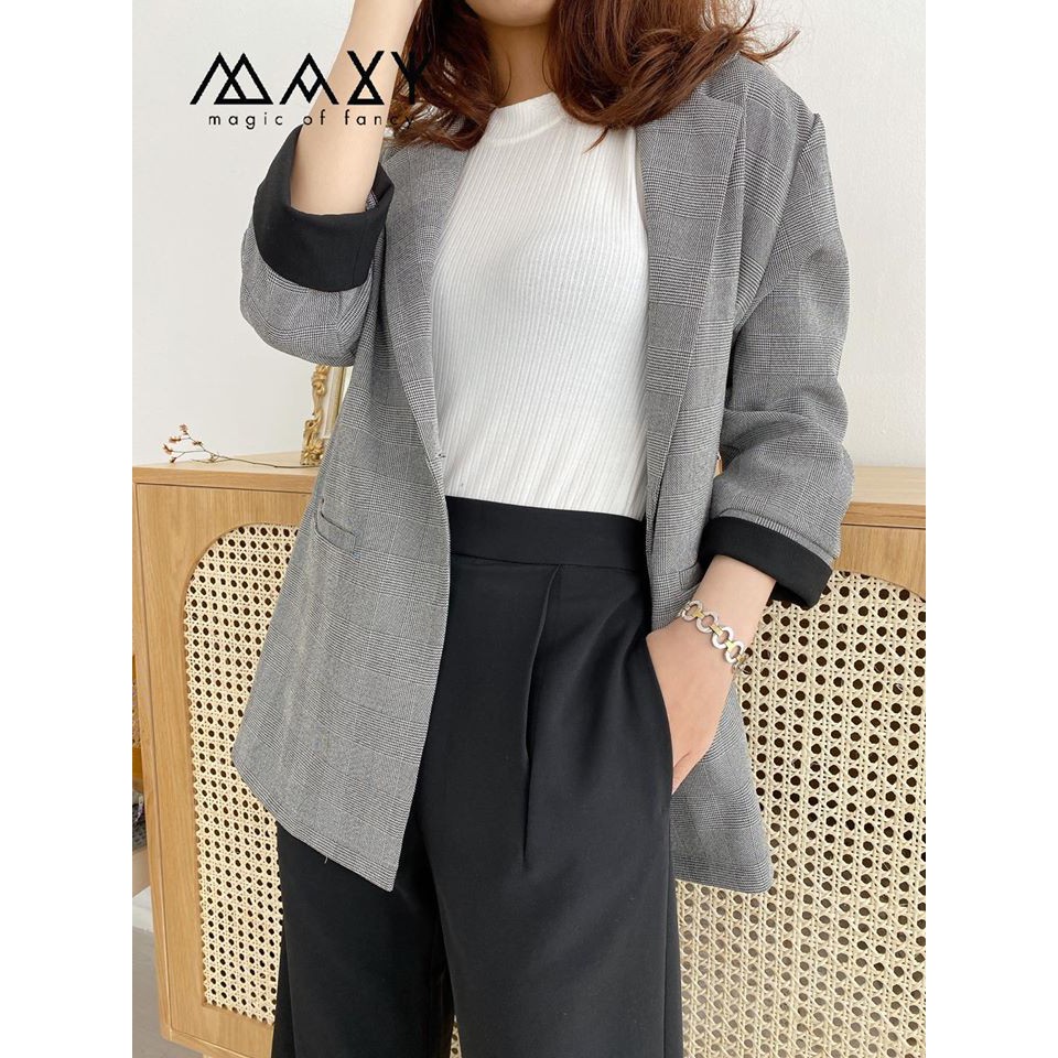 Quần culottes ống suông form lửng cozy culottes Maxy Workshop