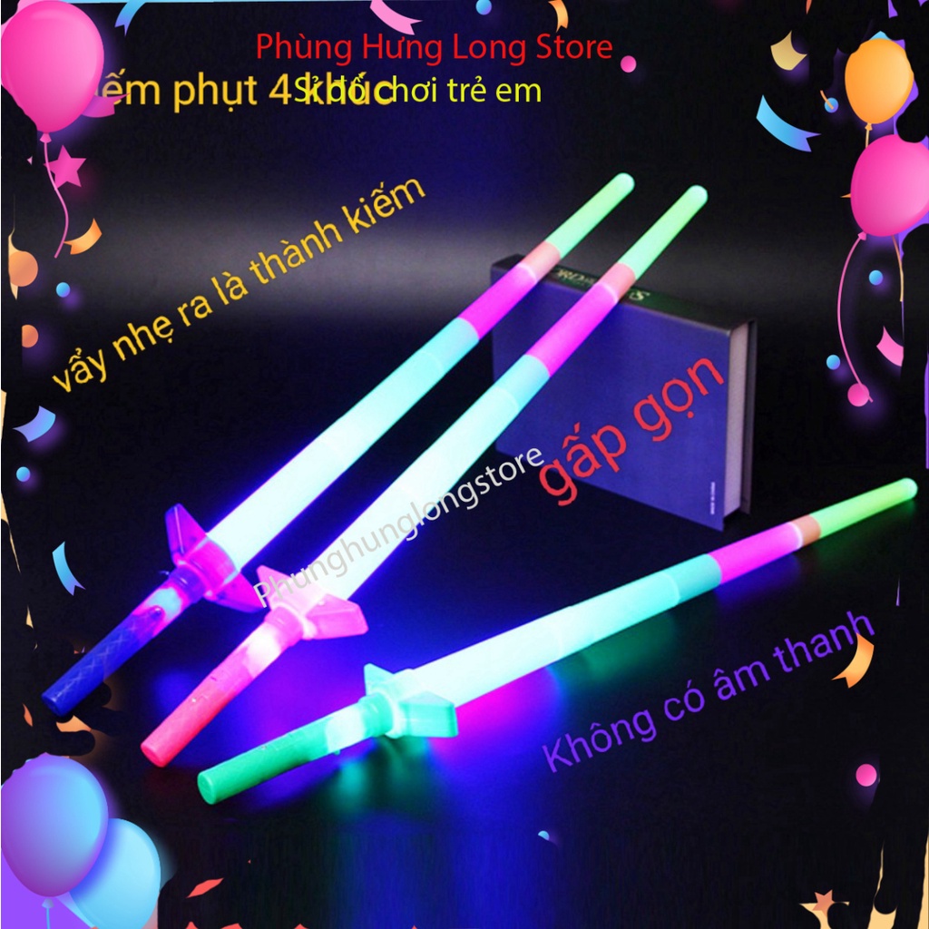Set 2 Thanh Kiếm đồ giải trí Jedi Sabre Có đèn LED chiếu sáng chiếu sáng Cho Trẻ Em