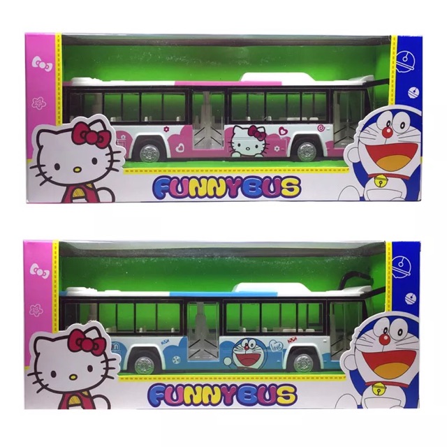 Có sẵn ✨✨ Mô Hình Xe Bus 1 Tầng ✨ Xe Bus 2 Tầng Hello Kitty ✨✨