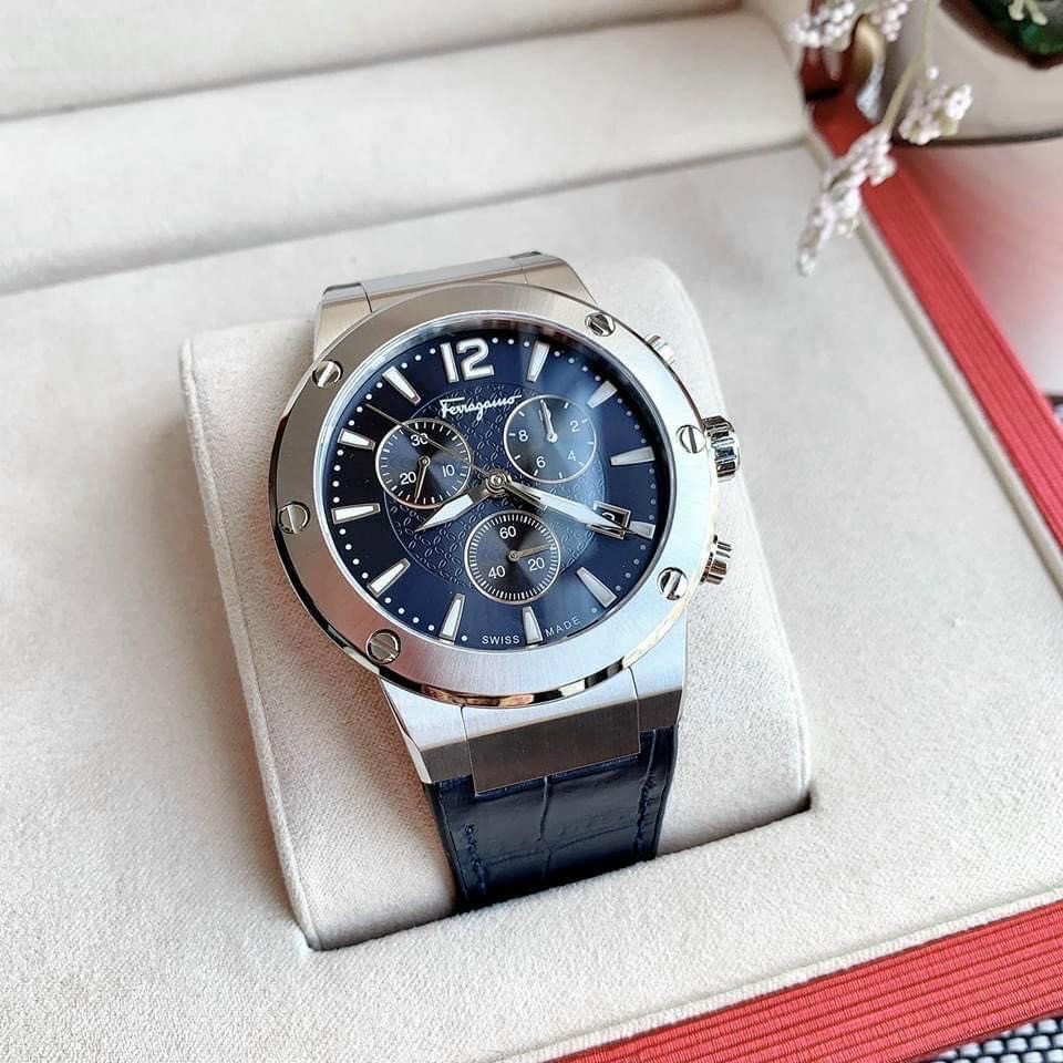 Đồng hồ Nam Ferragamo Salvatore F-80 FIJ020017, 44MM Fullbox chính hãng Authentic