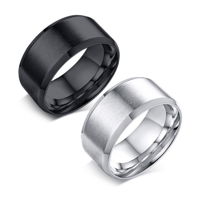 Nhẫn Nam Bản To Loại Mờ Titan Ko Han Rỉ TT 3792