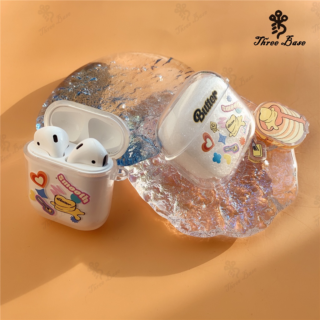 Ốp Hộp Đựng Tai Nghe Nhét Tai Mềm Trong Suốt Hình BTSS-613 Samsung galaxy Buds 2 3 pro gen 2