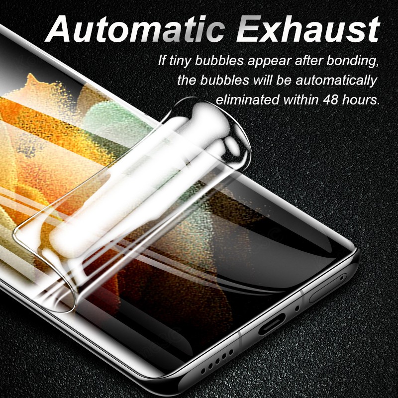 Miếng Dán Bảo Vệ Màn Hình Bằng Hydrogel Mềm Cho Samsung Galaxy S21 S21+ S20 S20+ S10 S10+ S10e FE Ultra