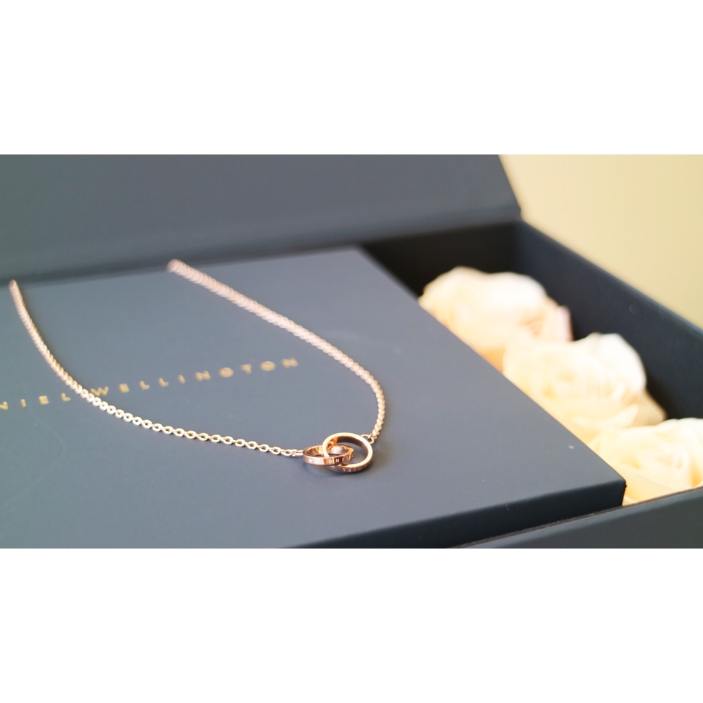 Dây Chuyền Daniel Wellington Elan Unity Necklace Rose Gold DW Chính Hãng - OtisWatch