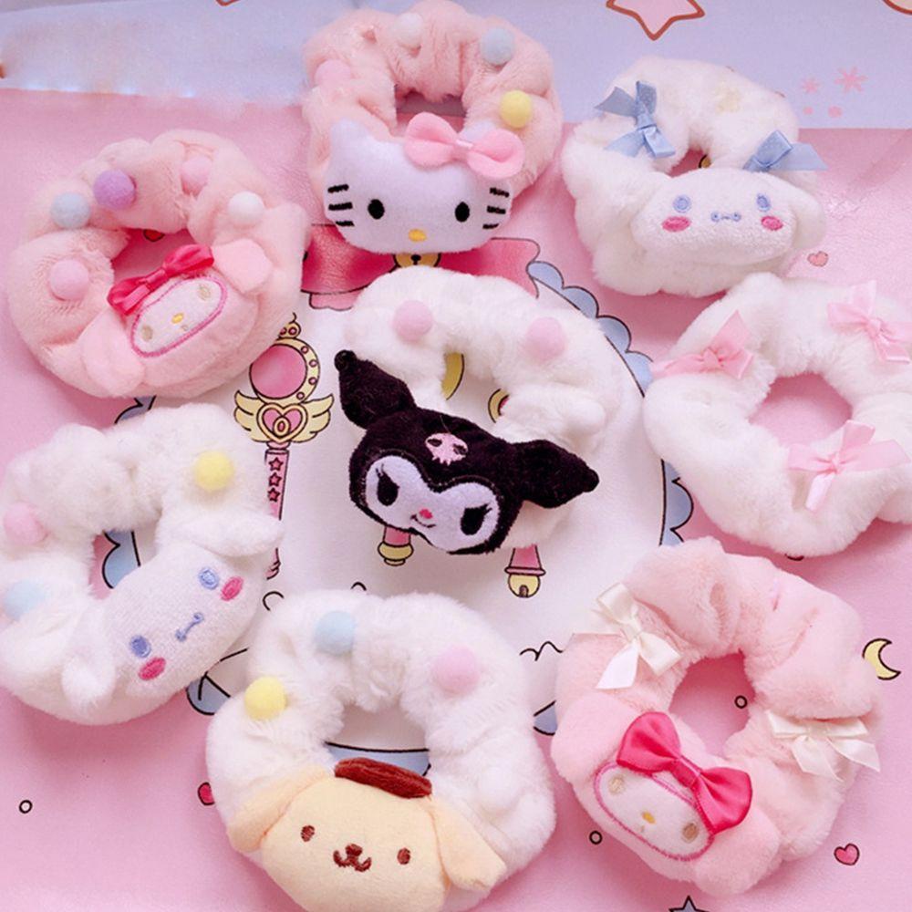 Dây Cột Tóc Co Giãn Họa Tiết Hoạt Hình Melody 15H Xinh Xắn Cho Nữ