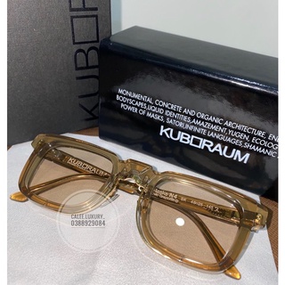 Kính kuboraum n4 nâu 👓freeship 👓 gọng kính mát cao cấp nam nữ - fullbox