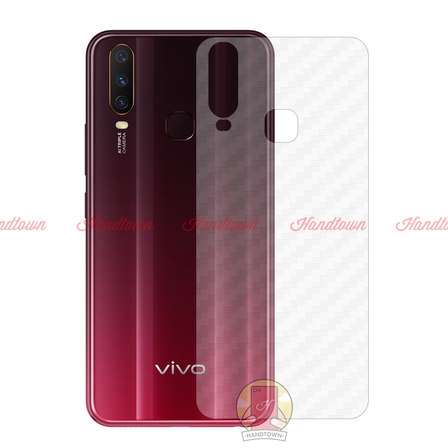 Miếng dán lưng cacbon Vivo Y12 / Y15 / Y17