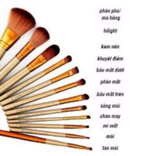 Bộ Cọ Trang Điểm Cá Nhân 12 Món