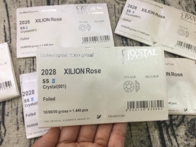 Đá đính móng Xilion rose 1440 viên