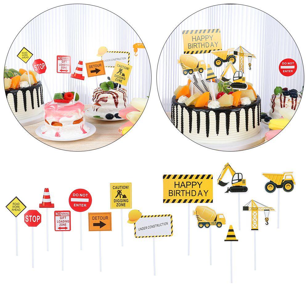 WATTLE Cây Cắm Trang Trí Bánh Kem Sinh Nhật Mini Cho Bé Trai