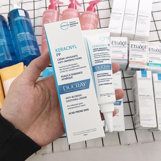 [CHÍNH HÃNG] Kem Dưỡng Giúp Làm Giảm Mụn, Mờ Vết Thâm DUCRAY Keracnyl PP Anti- Blemish Soothing Cream 30ml