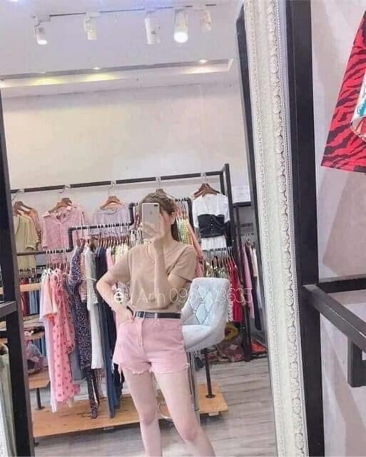 HỘP 4 ÁO PHÔNG GIẤY CỔ TIM SIÊU HOT NỮ A04 | BigBuy360 - bigbuy360.vn