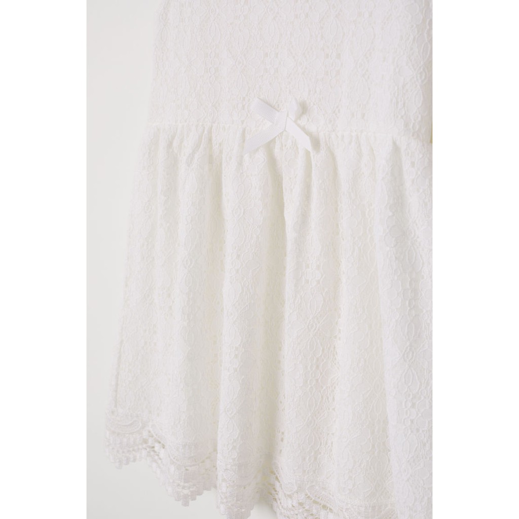 Váy ren trắng bé gái HM H&amp;M size 2-4, 4-6, 6-8 tuổi _hàng chính hãng authentic