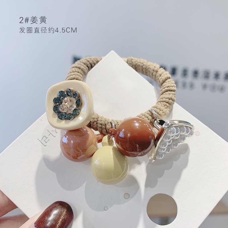 Dây Buộc Tóc Đính Ngọc Trai Dễ Thương Cho Bé Gái