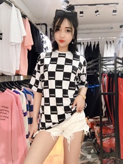 Áo kẻ caro unisex
