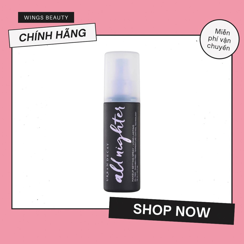 URBAN DECAY - Xịt khoáng All Nighter Long Lasting Makeup Setting Spray