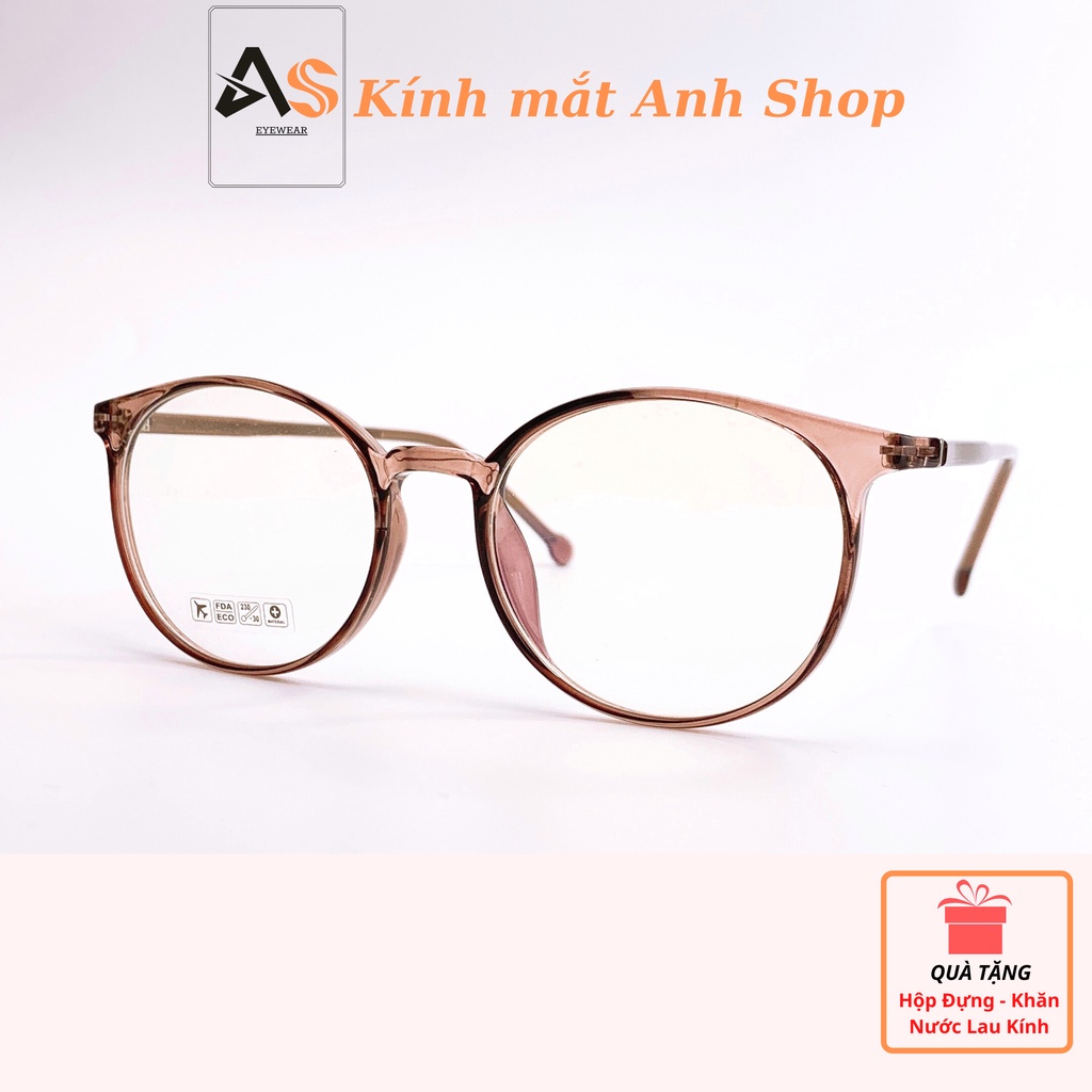 Gọng kính mắt tròn chất liệu nhựa kiểu dáng thời trang sang trọng 8253