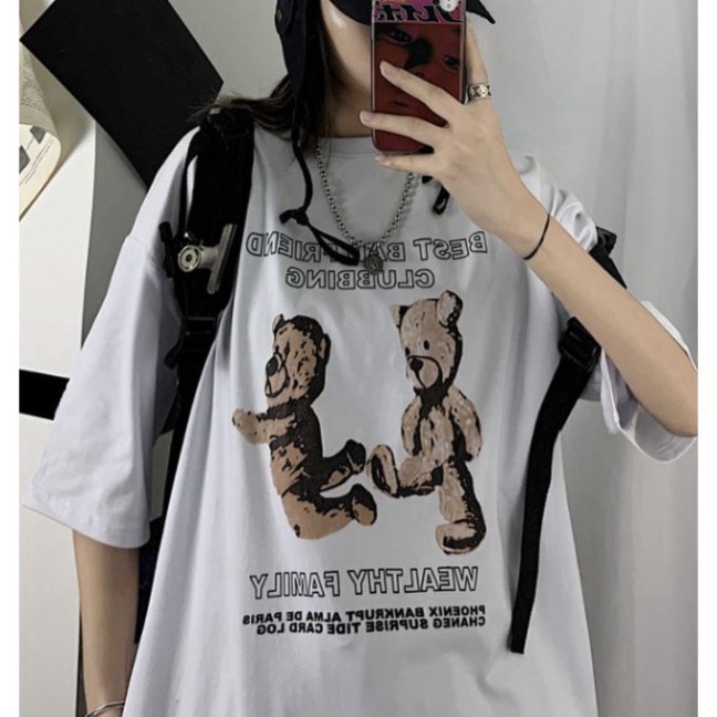 Áo thun tay lỡ Unisex Awesometee, áo phông form rộng ATL M444-55