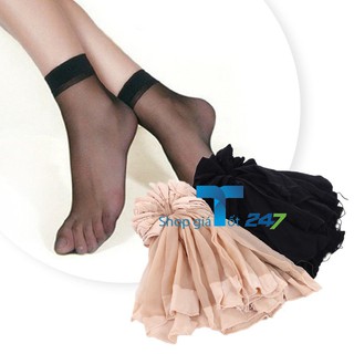 Bộ 5 đôi tất giấy mỏng, dai cổ ngắn bạn gái