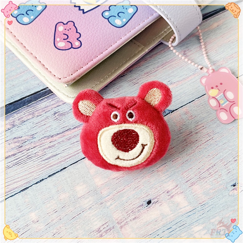 ★ Lotso Ghim Cài Áo Hình Nhân Vật Hoạt Hình Nhồi Bông Đáng Yêu ★ 1 Huy Hiệu Cài Áo Trang Trí Balo Hình Gấu/Gấu Lots-o' Dễ Thương