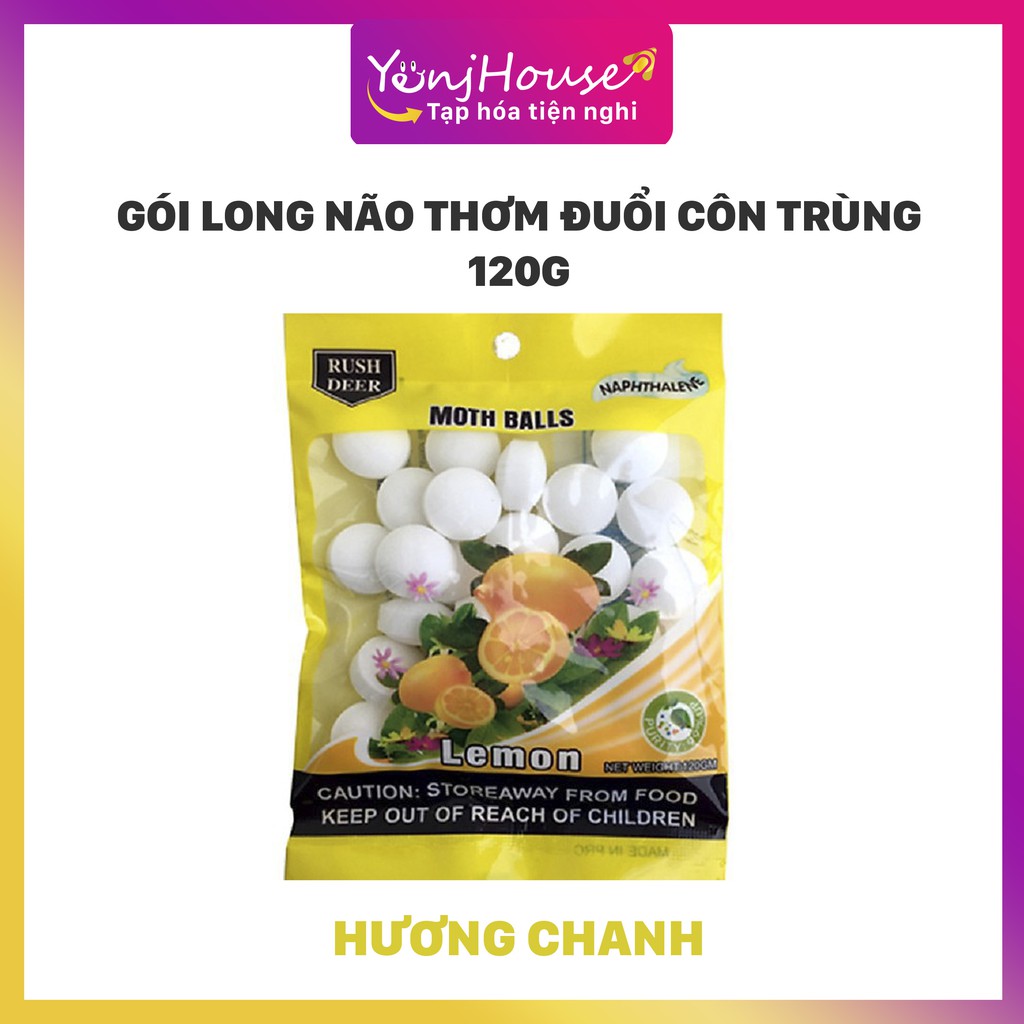 GÓI LONG NÃO THƠM ĐUỔI CÔN TRÙNG 120G (NHIỀU MÙI HƯƠNG) - YENJHOUSE