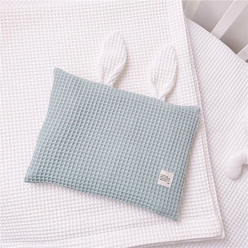 HÀNG CAO CẤP - GỐI SƠ SINH TAI THỎ XUẤT HÀN - KÍCH THƯỚC 23*34CM