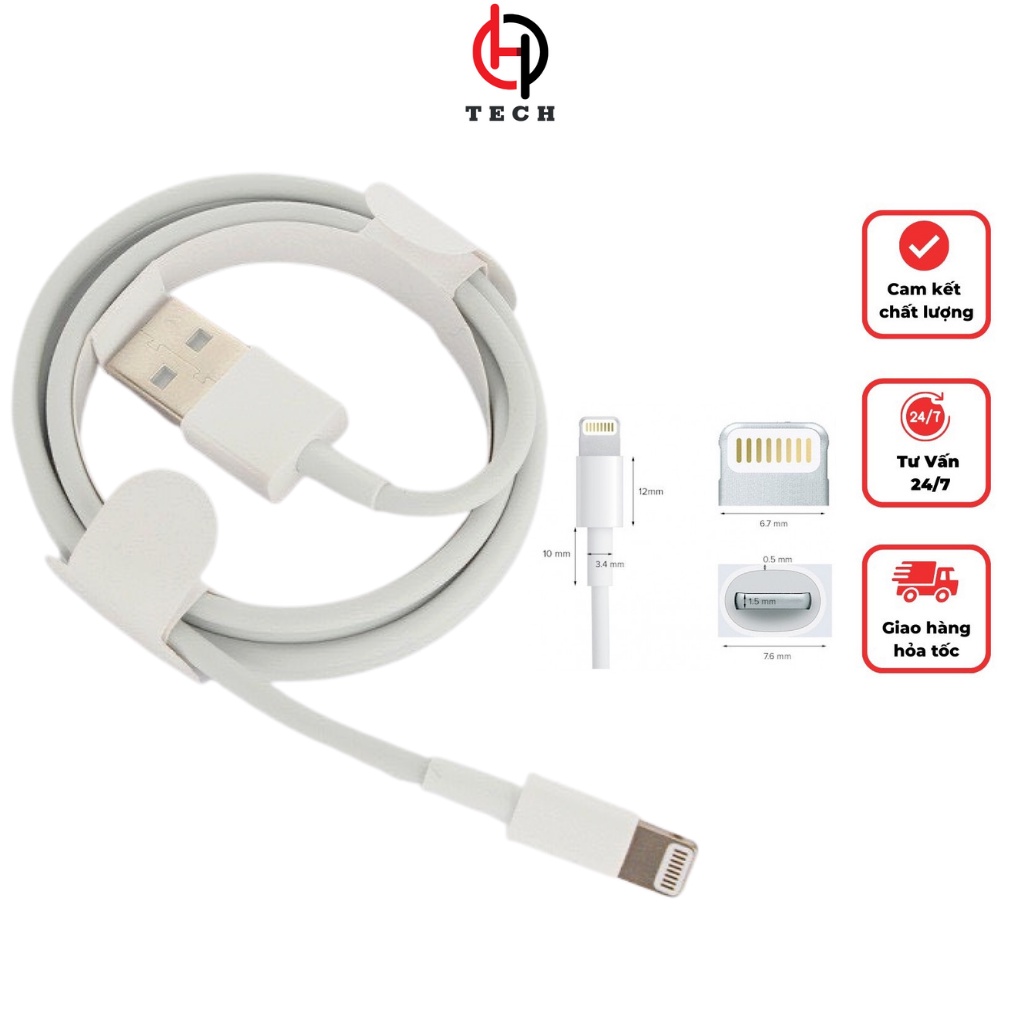 Dây cáp sạc IPfoxconn 5V-1A siêu bền,giá rẻ
