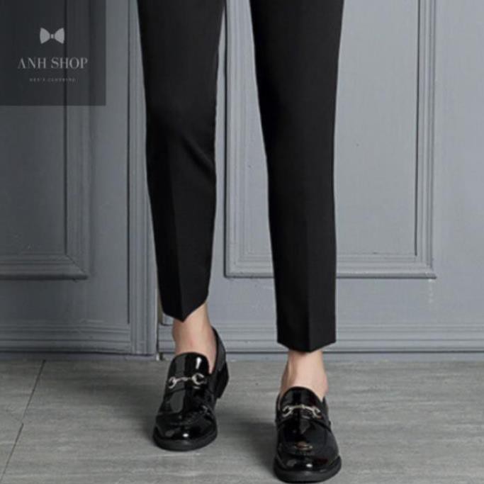 Quần đen nam ống côn form chuẩn, chất liệu Kate Hàn hàng cao cấp VNXK | BigBuy360 - bigbuy360.vn