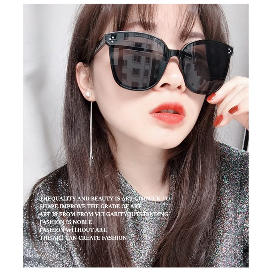 Kính ulzzang nữ râm đen đi biển ( 3 chấm) | BigBuy360 - bigbuy360.vn