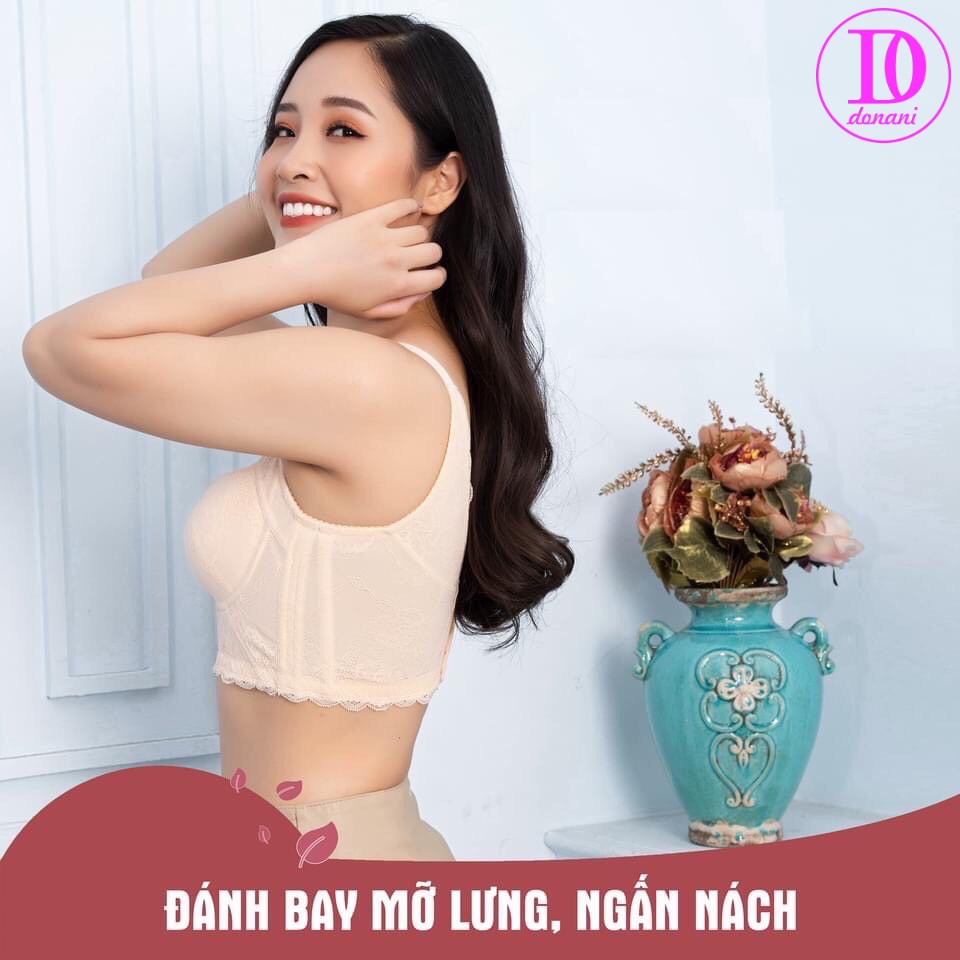 Áo lót Bra corset - Áo Ngực Định Hình Bản To Chống Hằn Nâng Ngực,Không Gọng,Giảm Mỡ Lưng Mơ Nách, Hàng Cao Cấp