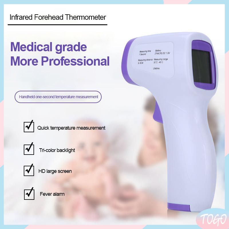 Nhiệt kế hồng ngoại đo nhiệt độ trán cầm tay bằng điện tiện dụng cho trẻ em