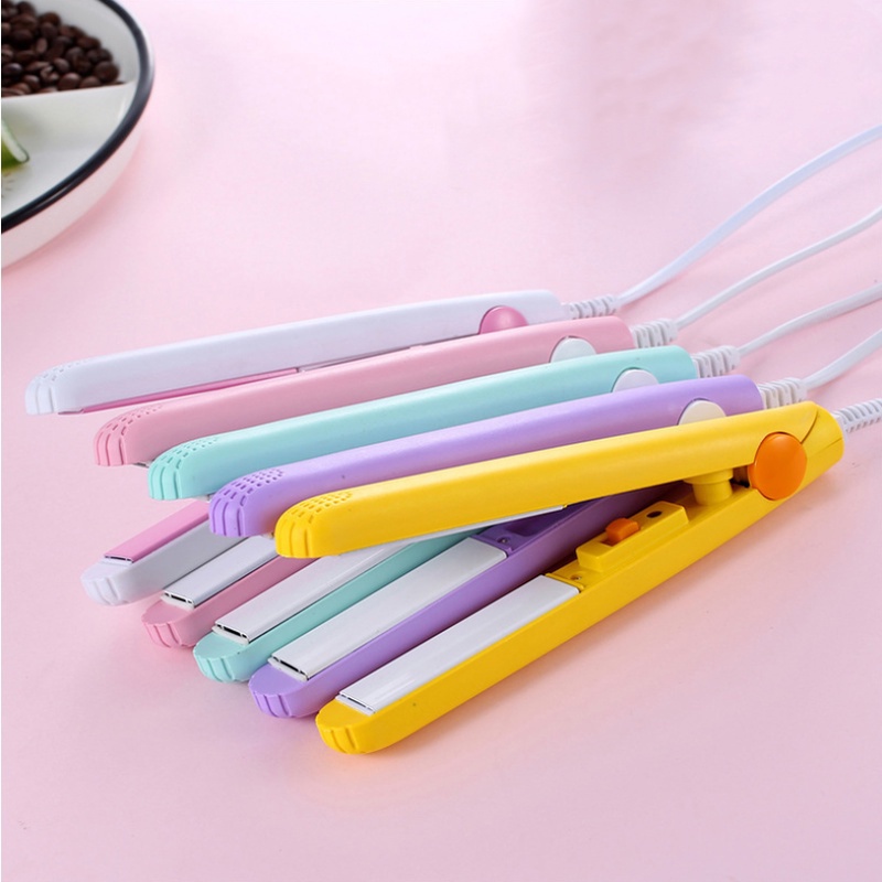 (AIMURUSI) COD Máy Duỗi/Uốn Tóc Mini Bằng Điện Tiện Lợi