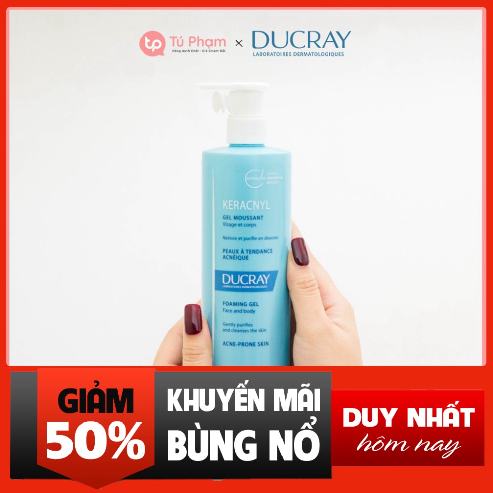 NGÀY DUY NHẤT Sữa Rửa Mặt Ducray Keracnyl Gel Moussant NGÀY DUY NHẤT