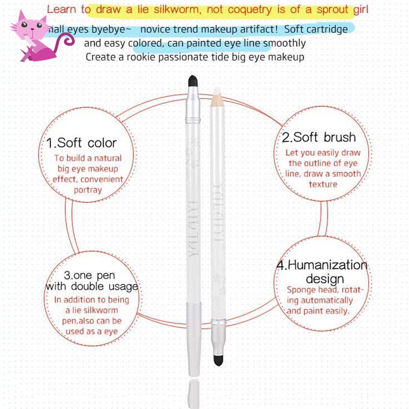 VVBK Eye Perfecting Brightener Eye Highlighter Creamy Crayon Stick Eye Highlighting Pen Long-lasting Waterproof