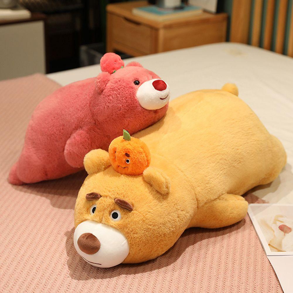 LANFY Gối Ôm Nhồi Bông Hình Gấu Teddy Mềm Mại Đáng Yêu