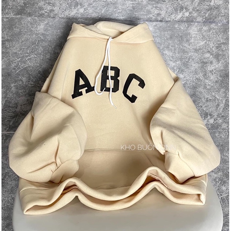 Áo Hoodie ABC Siêu Hot, Chất Nỉ Đẹp, Freesize 68kg Đổ Lại