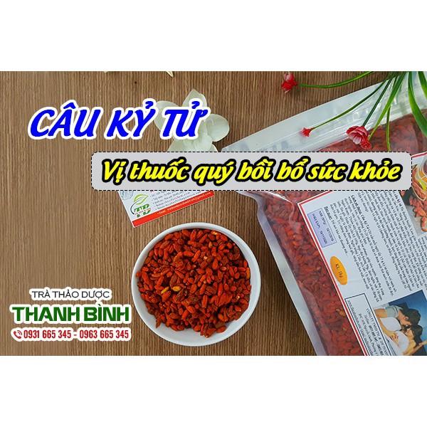 Câu Kỷ Tử 100g - Hạt Ngon Cao Cấp - Thảo Dược Thanh Bình