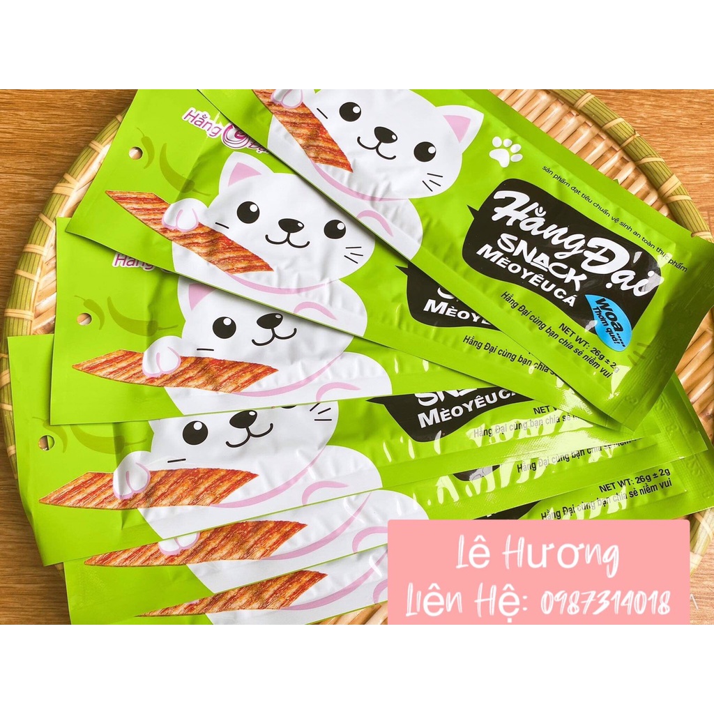 Snack Mèo Yêu Cá Hằng Đại 1 gói lẻ 26g