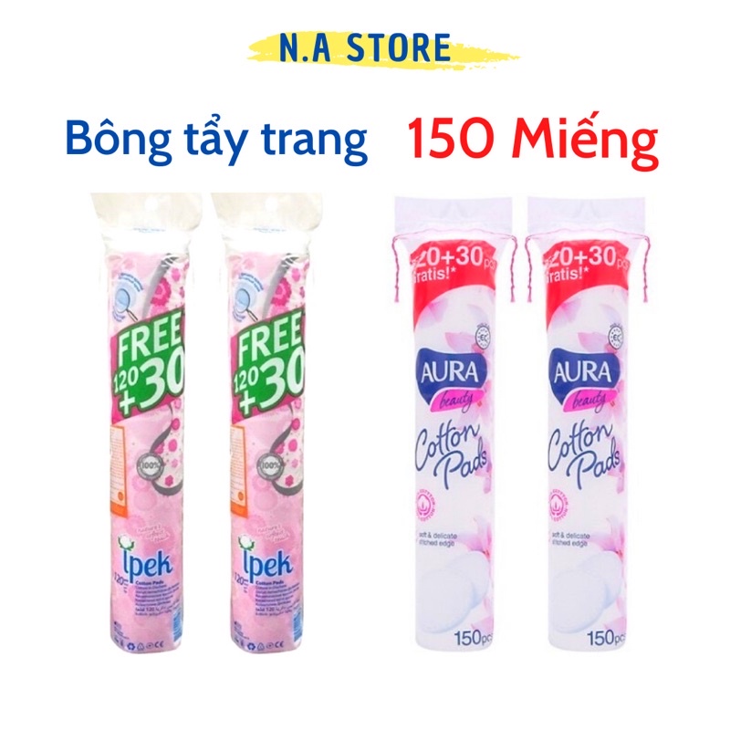 Bông tẩy trang Cotton Pad 150 miếng/gói