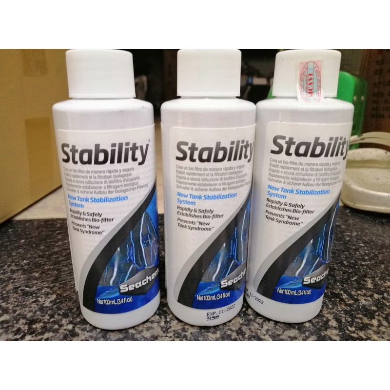Chai Stability Seachem Vi sinh chuyên dùng cho hồ cá thuỷ sinh, CHAI 100ML
