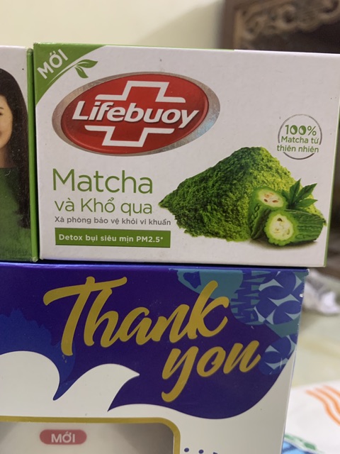 XÀ PHÒNG BÁNH LIFEBUOY MATCHA VÀ KHỔ QUA 90g