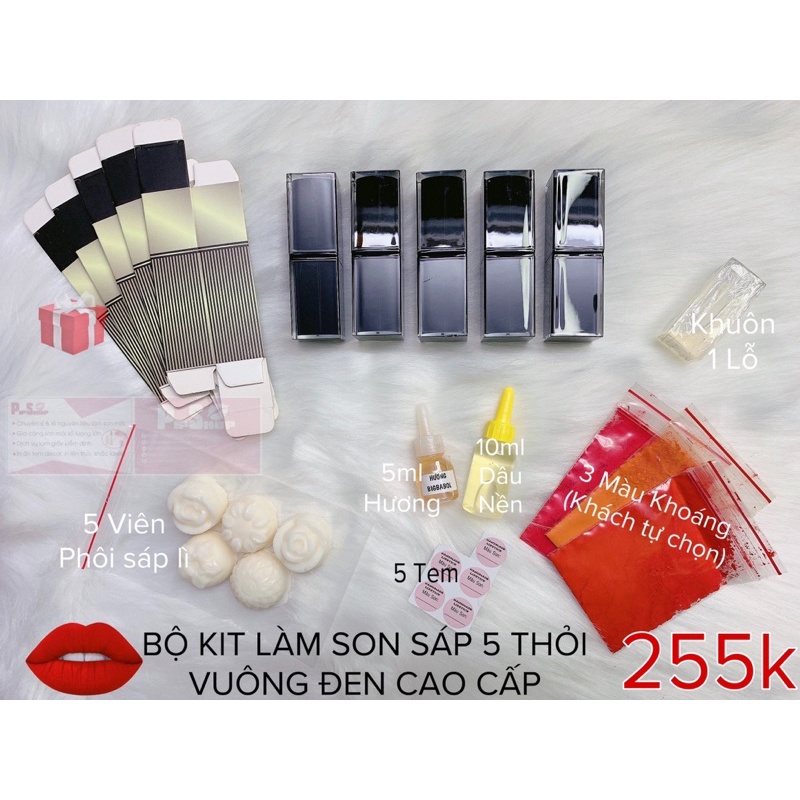 BỘ KIT LÀM SON SÁP CAO CẤP HANDMADE