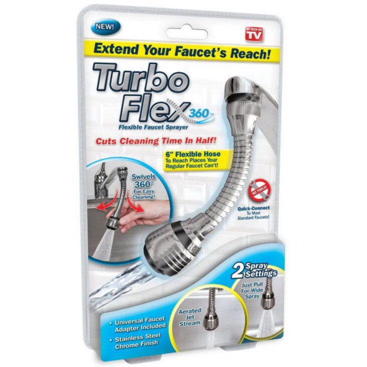 Vòi Xịt Turbo Flex 360