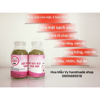 Bột rửa mặt thảo mộc Hoa Mẫn Vy