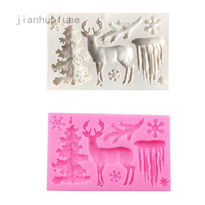 Khuôn Silicone Tạo Hình Trang Trí Cây Thông Giáng Sinh