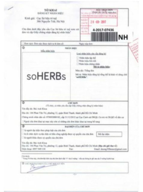 Serum trà xanh trắng da soherbs