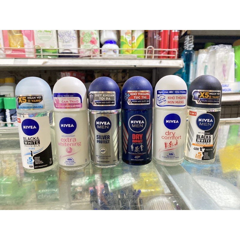 Lăn Khử Mùi Nivea Đủ Màu 50ml